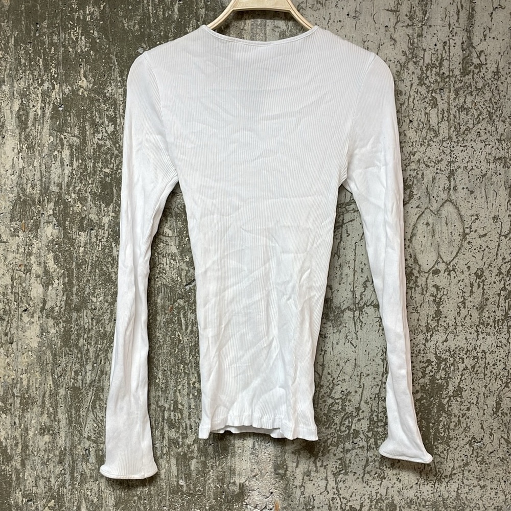 White asymmetrical cardigan sweater - Picture 7 of 7